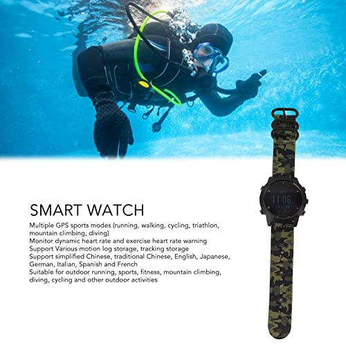 Smart Watch stainless steel, silicone GPS