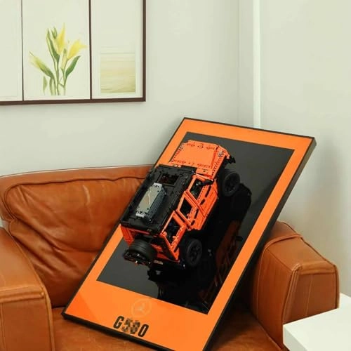 Display Wall for LEGO 42177 Mercedes-Benz G-Class - 80 x 50 cm Wall Mounted