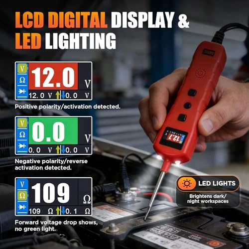 Power Circuit Probe Tester - 8A 9-30V