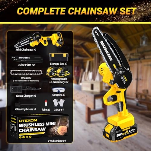 Cordless Mini Chainsaw - 1000W