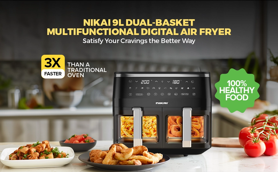 2 in 1 Digital Air Fryer NAF1099D