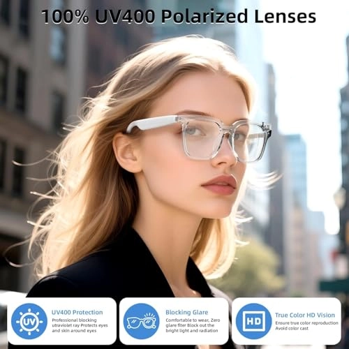 Ai Smart Glasses - ChatGPT AI Real-Time Translation 110+ Languages Bluetooth 5.3