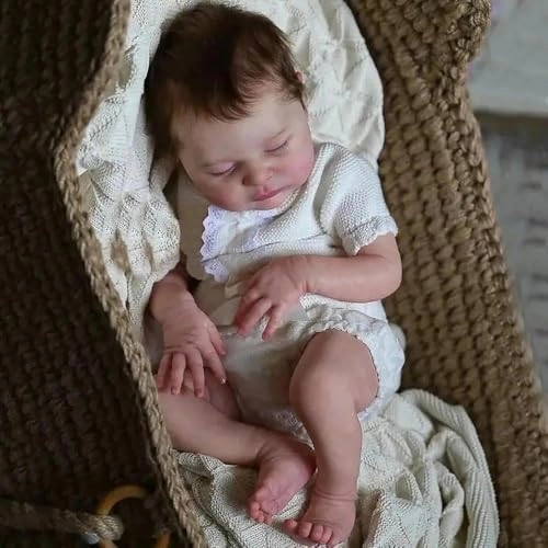 Laura Reborn Baby Doll - 20 inch Vinyl Dark Brown Ages 3+