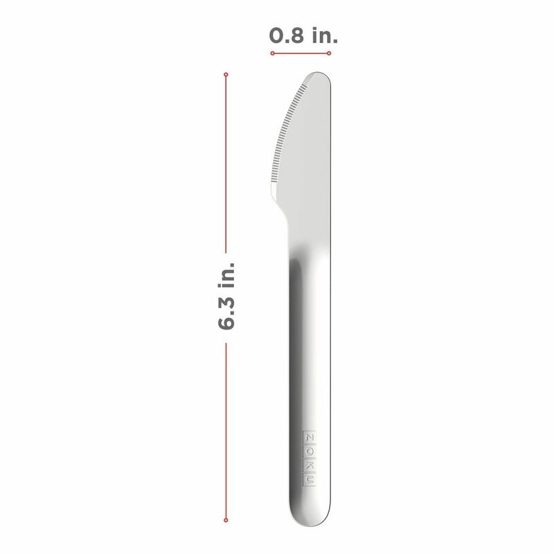 Pocket Utensil Set - Charcoal 4 piece