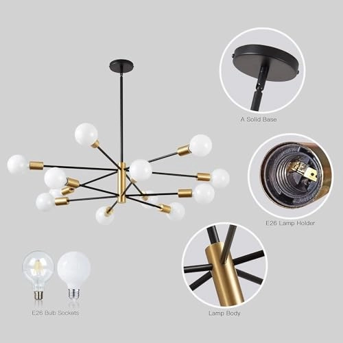 Modern Chandelier - Dimmable