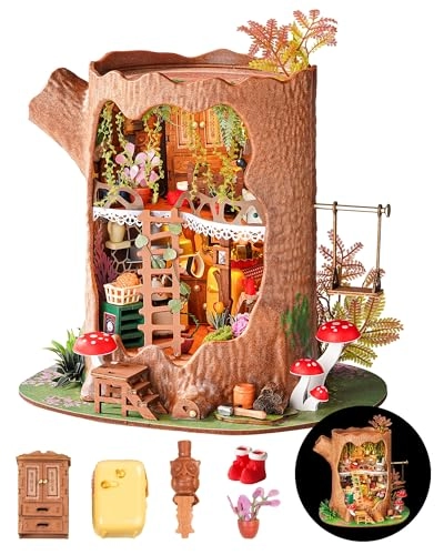 Fairytale Tree House - 3D Wooden LED Lighting