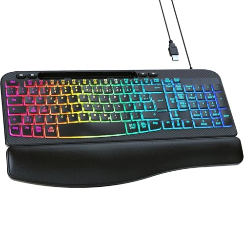 Illuminated Keyboard - QWERTZ Wired