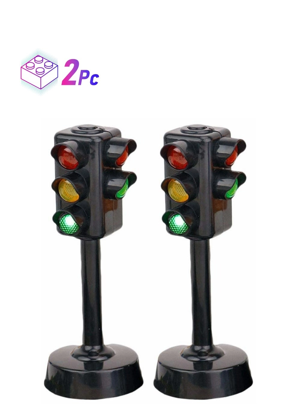 Generic Traffic Light Toy - Toddler 2 Pcs