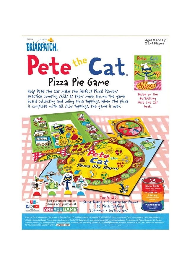 Pete the Cat Pizza Pie Game