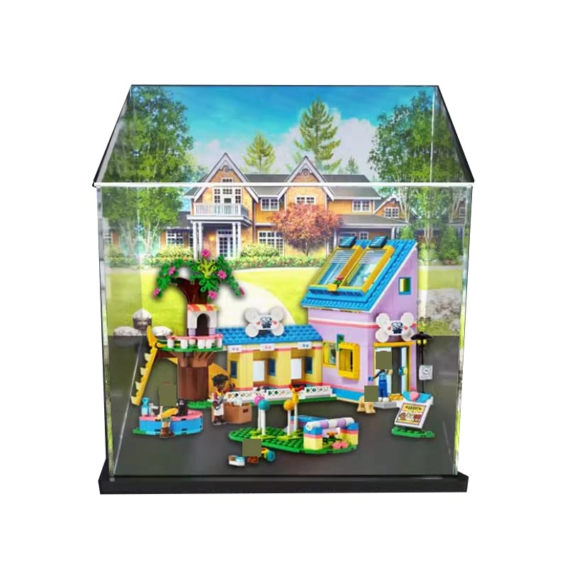 HCAEIOFJ Display Case for Lego Friends (41727) - Clear Acrylic 30x30x22cm
