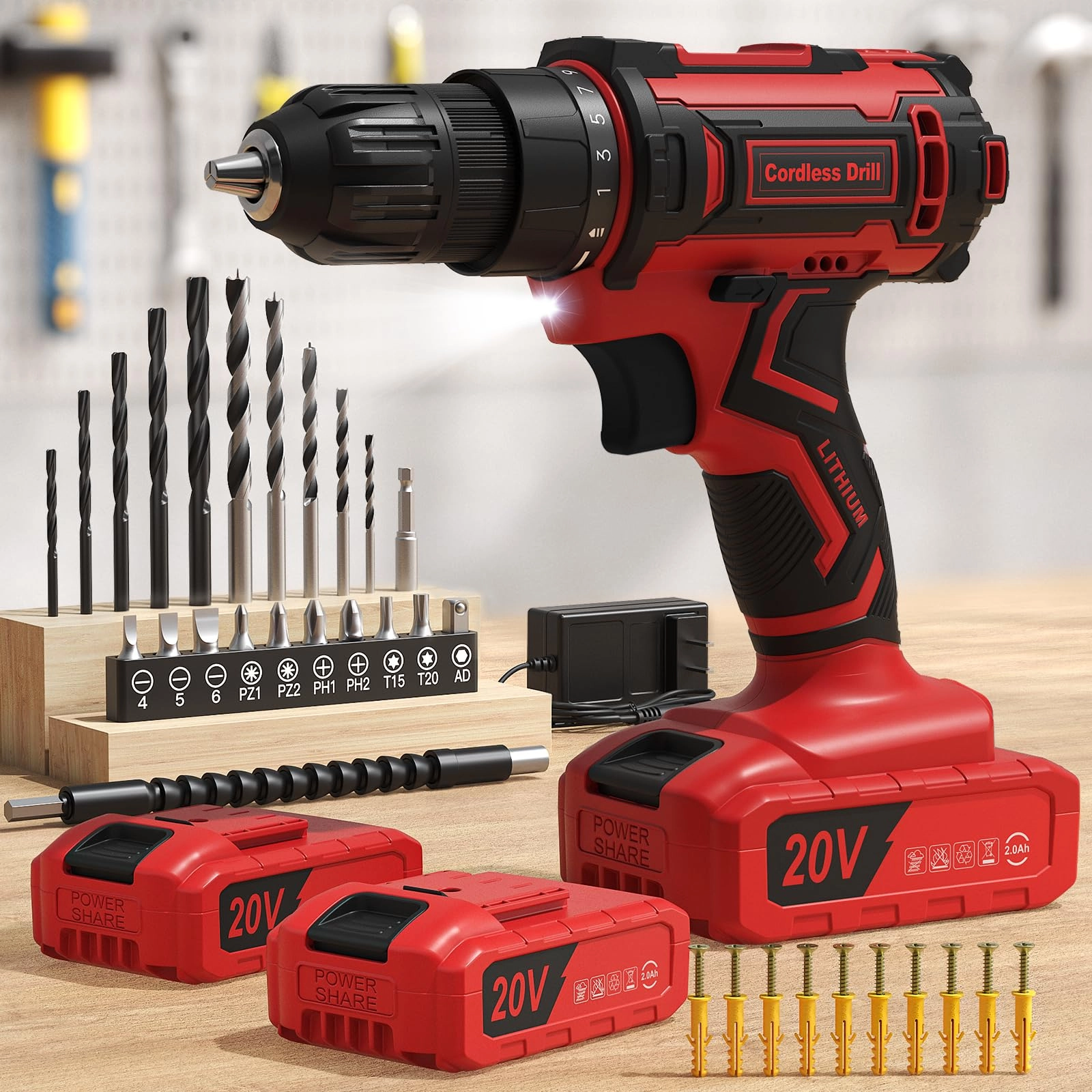 Cordless Drill Driver - 2000mAh