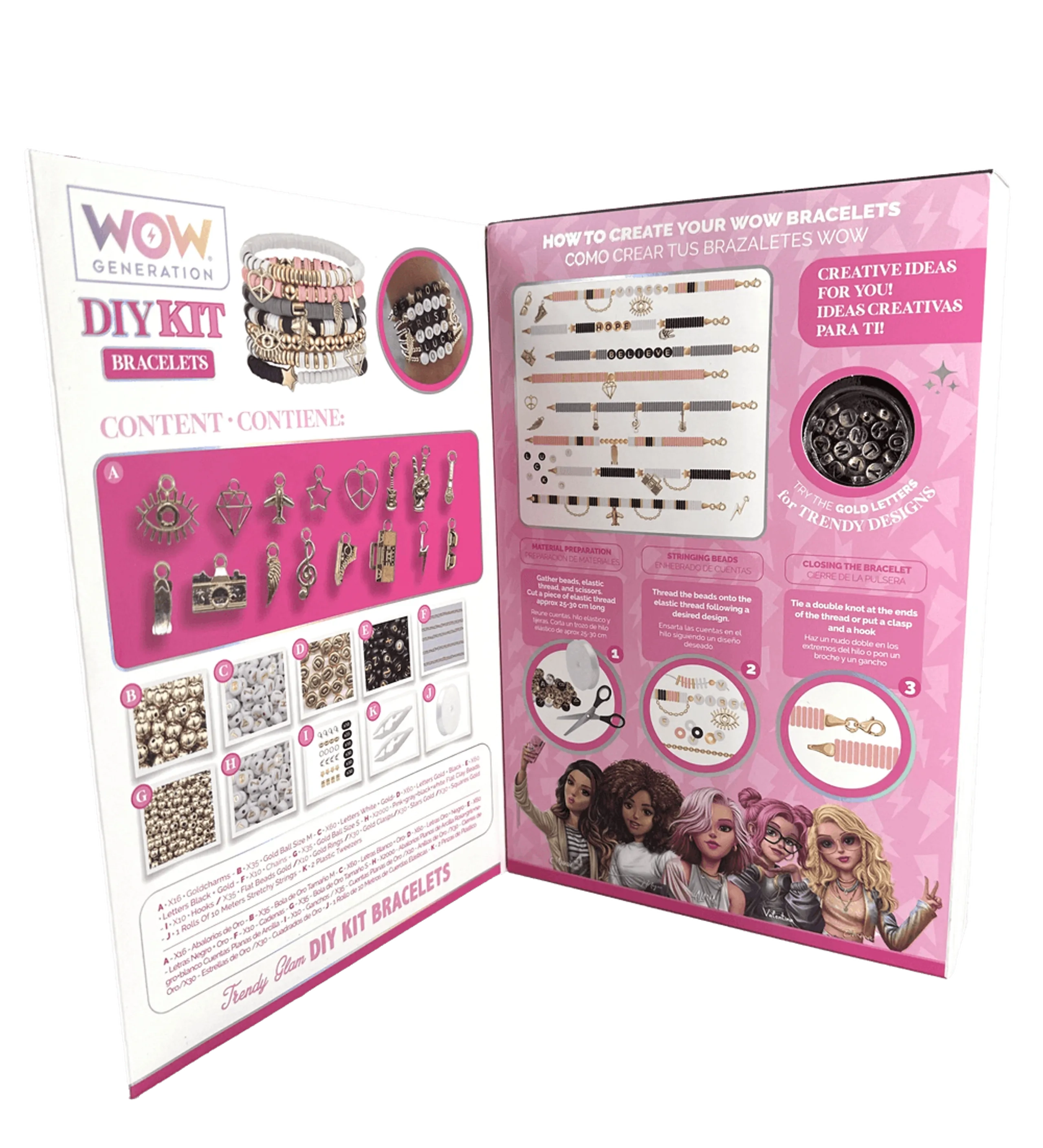 DIY Bracelets Making Craft Kit - Multicolor More than 2000 beads