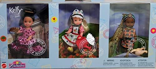 Kelly 3-Doll Gift Set - Friends of the World 4 inches