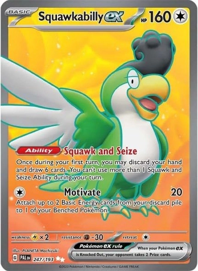 Pokémon Squawkabilly ex 232/193 - Paldea Evolved