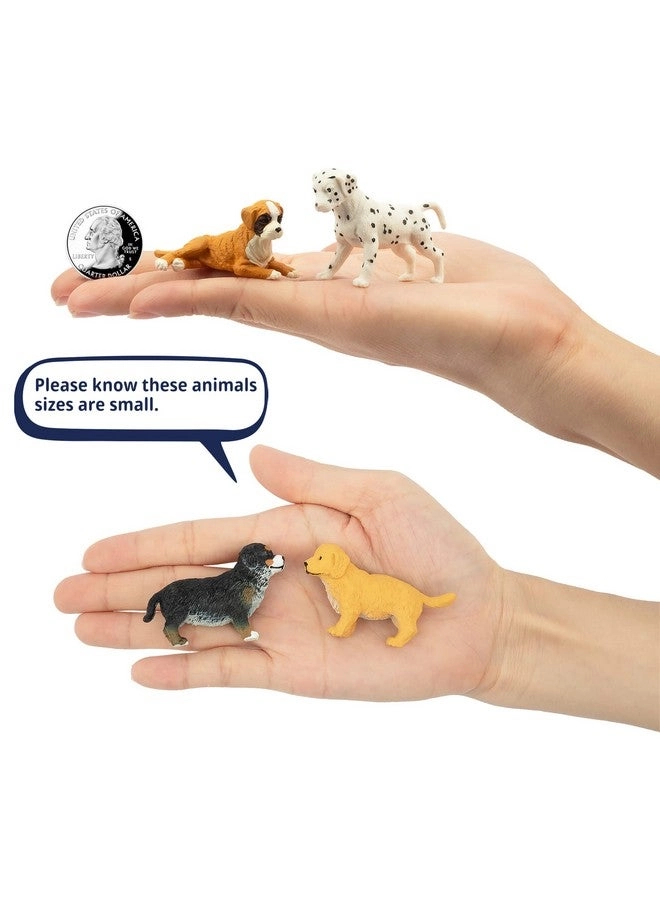 Mini Dog Figurines 12 pcs
