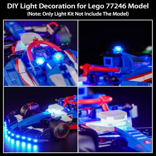 LED Light Kit for LEGO 77246 - Plastic 1 less than 5V