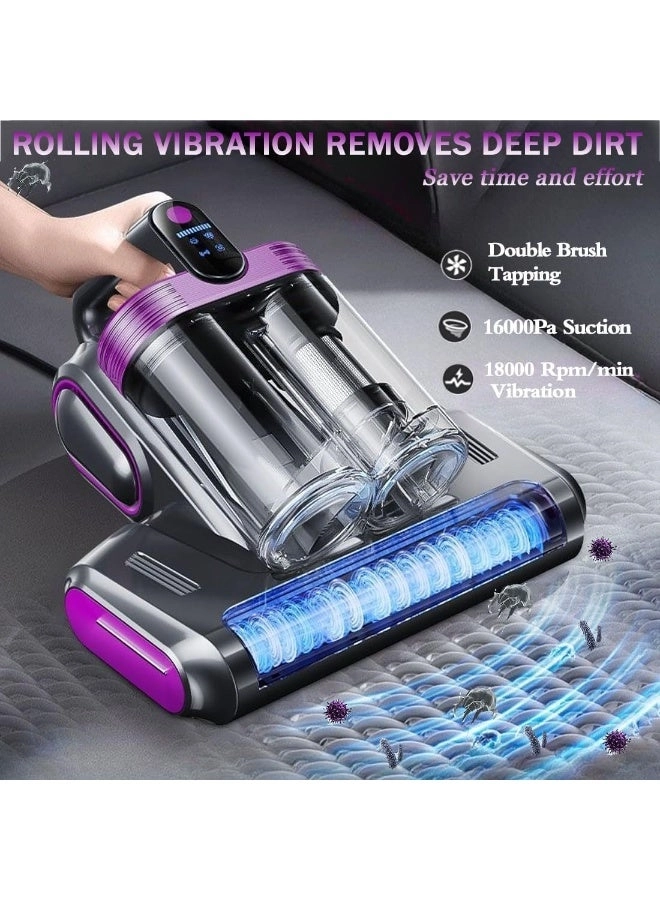 Handheld Deep Mattress Vacuum Cleaner - 10Kpa Low Noise Cordless