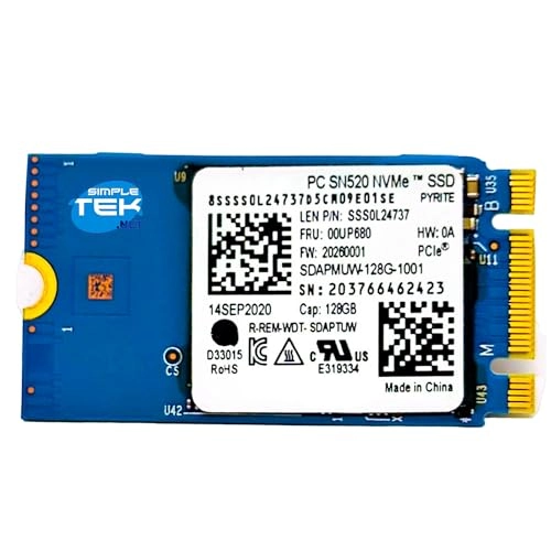 (Refurbished) SIM - ART - 18152 - 128GB M.2 2242
