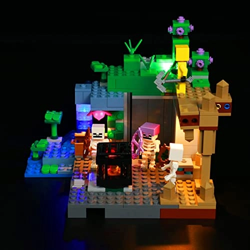 LED Light Set - Compatible with Lego 21189 The Skeleton Dungeon