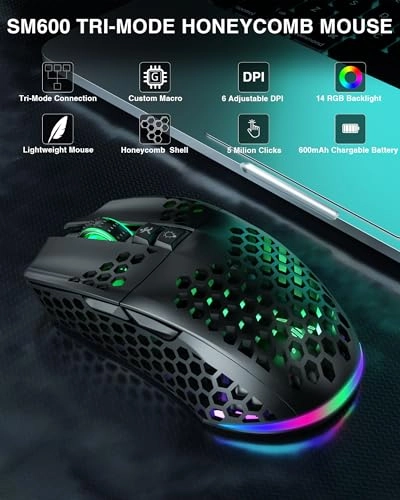 SM600 Gaming Mouse - Bluetooth