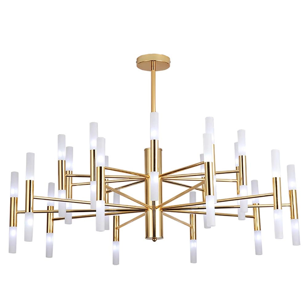 Sputnik Chandelier - E26 Cognac 20 Head