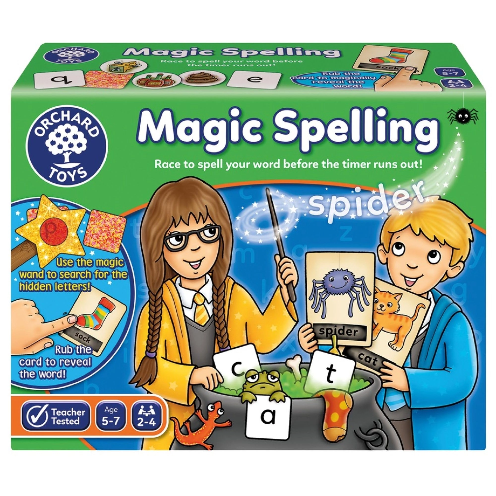 Magic Spelling Game - 5 - 10 years 100 pieces