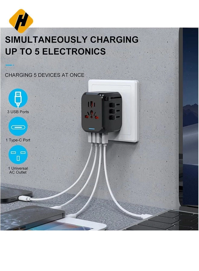 International Power Plug Adapter - Type C|Type E/F