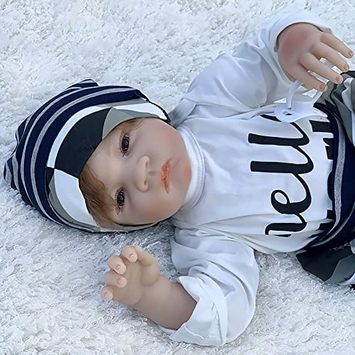 Rebirth Baby Doll - 20 Inch Vinyl Cotton Body Blue Eyes