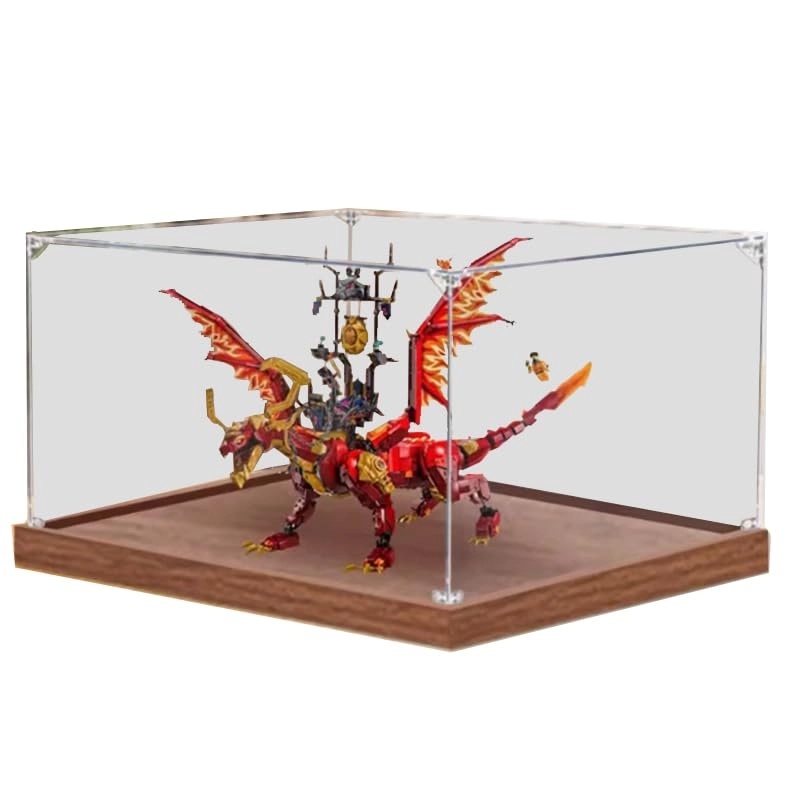 Display Case (41714) - 17.71x9.84x11.81in. Black Bottom 3mm