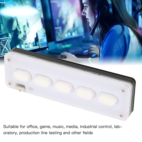 Programmable 5 Key Silicone Gaming Keyboard - Wired/Wireless