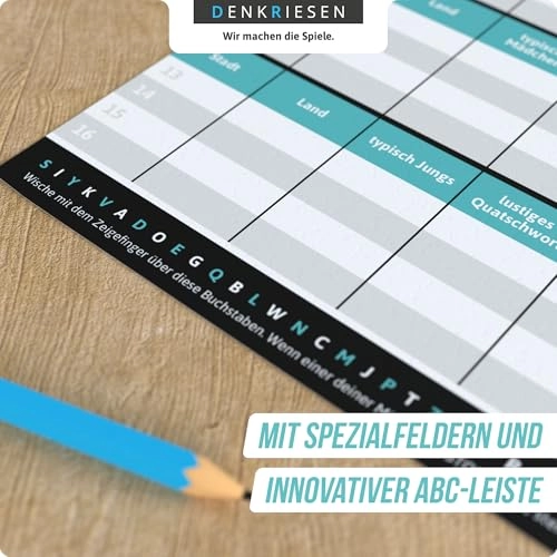 Stadt Land VOLLPFOSTEN: Junior Edition - Children's Game