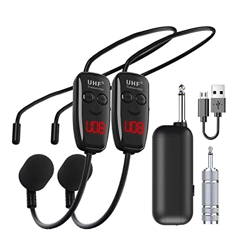 UHF Wireless Microphone Headset - 2 UHF