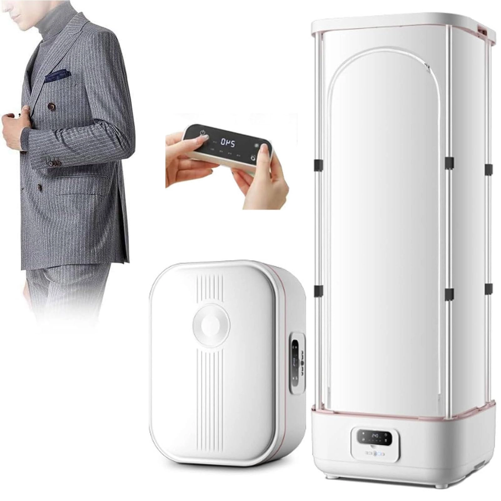 Clothes care machine - 900W steam 600W drying