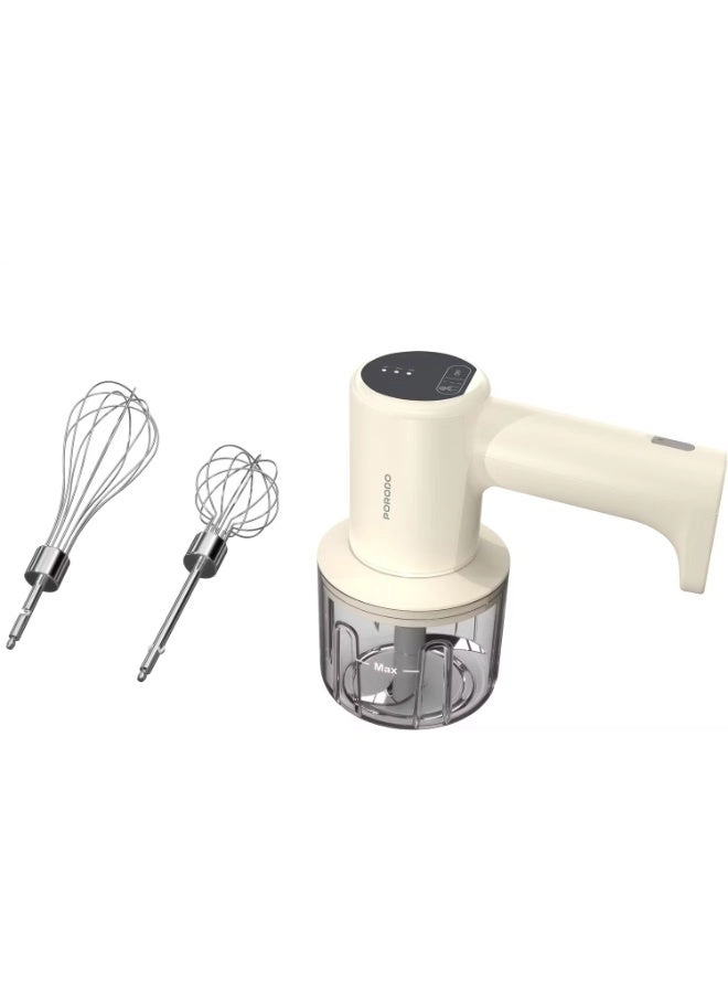 Porodo Lifestyle 2-in-1 Multi-Function Rechargeable Hand Blender - 20-45W