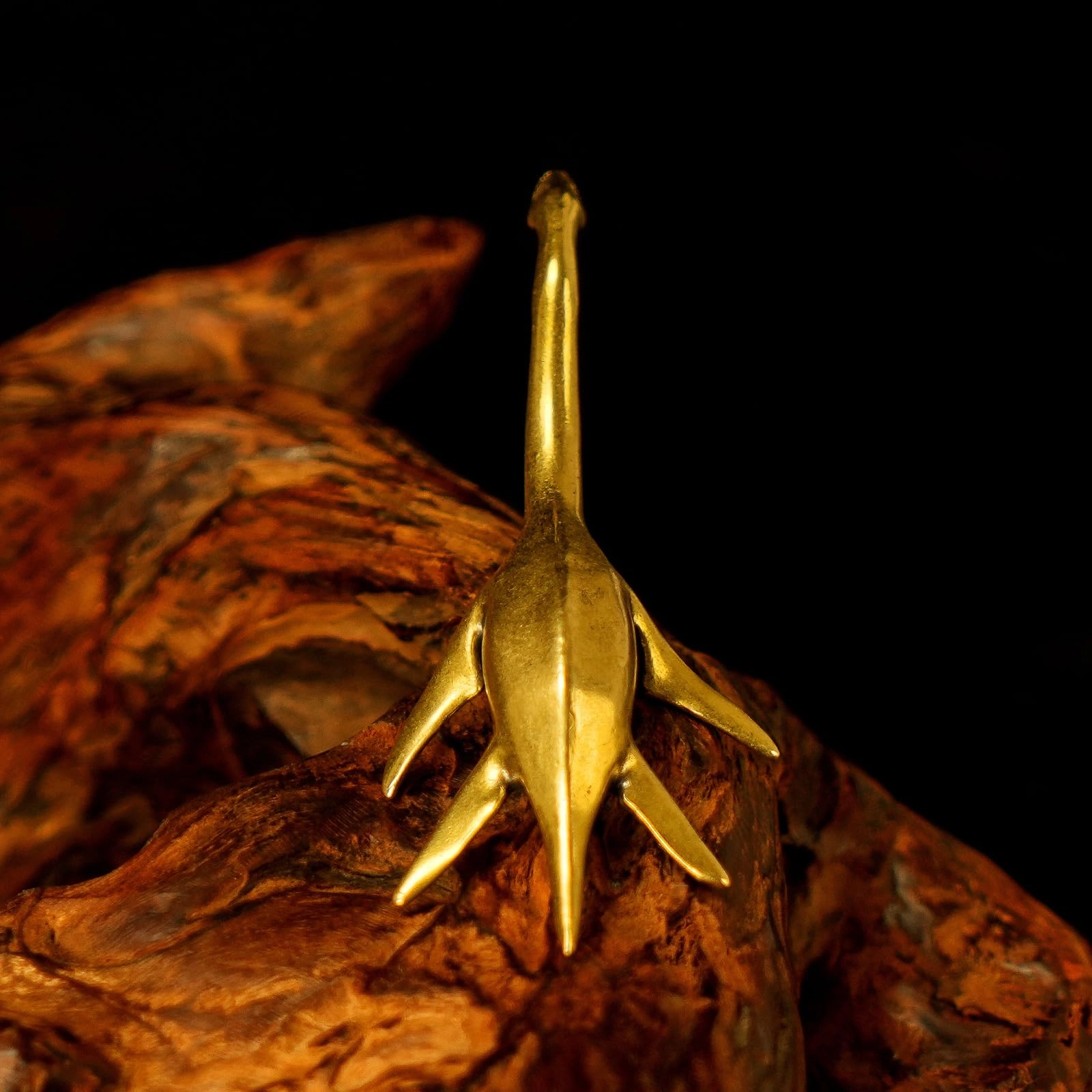 Loch Ness Monster Statue - Brass
