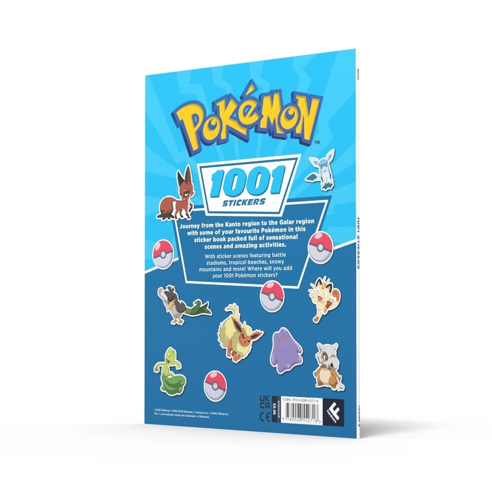 Pokemon Sticker Book 1001 pcs