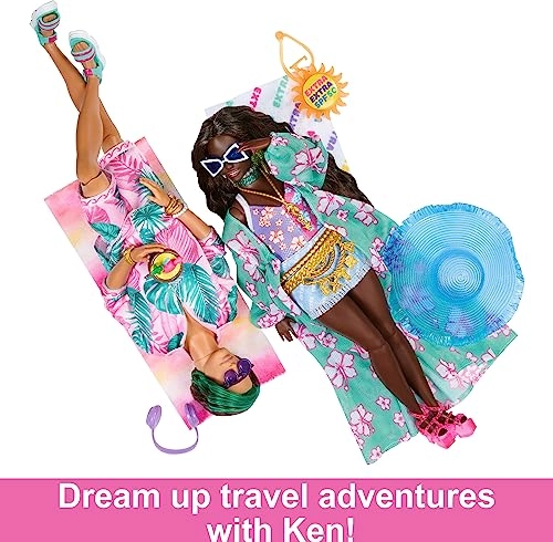 Barbie Extra Fly - Pink and purple hair Desert Fashion 15 accessories Ages 3+