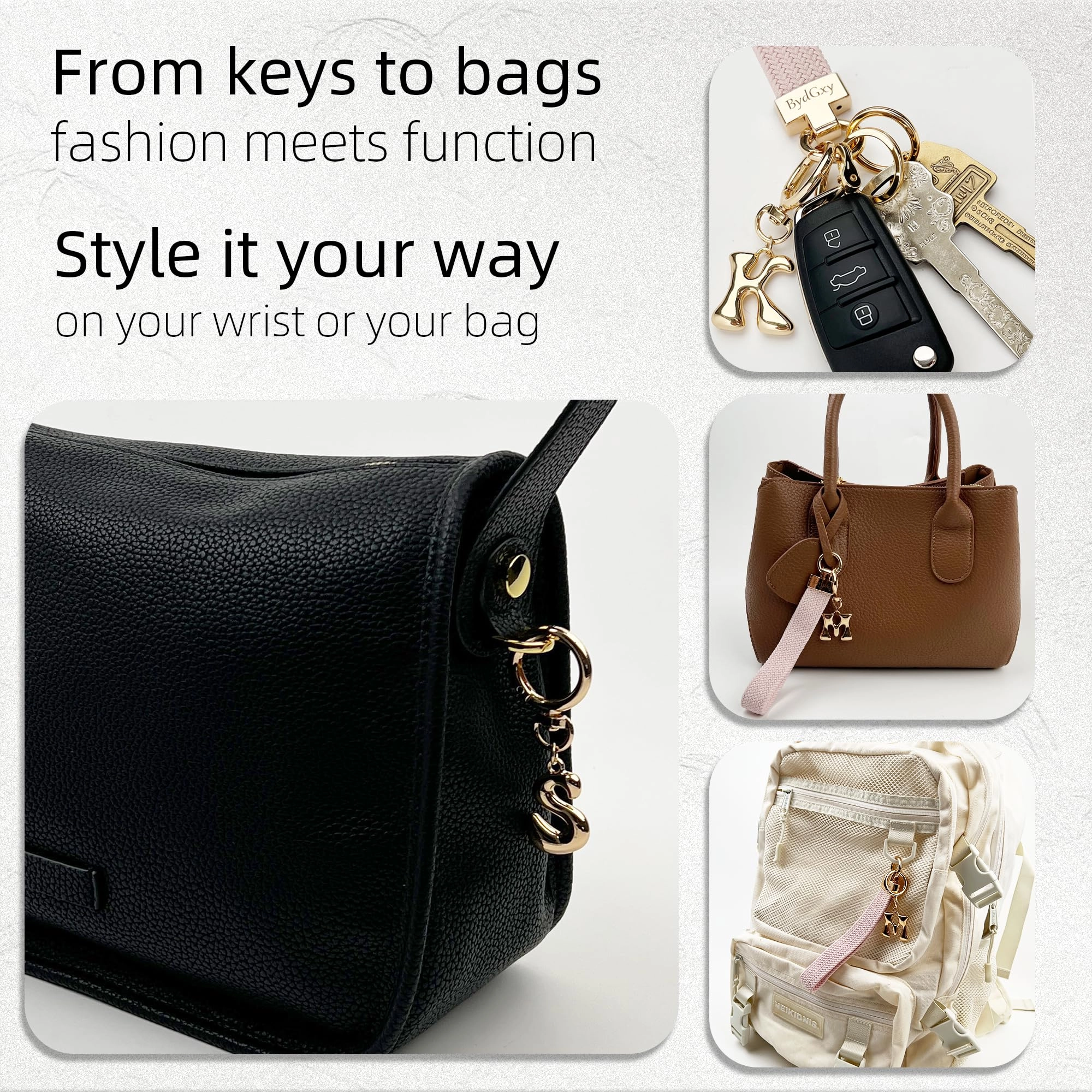 Initial Keychain - Letter