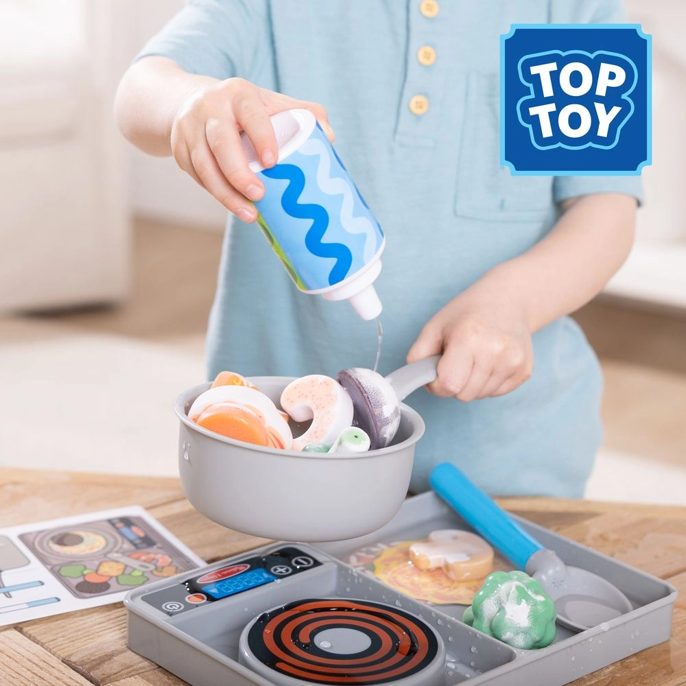 Simmer & Stir Stovetop Pretend Playset - 19 pcs (622-SM_6074892)