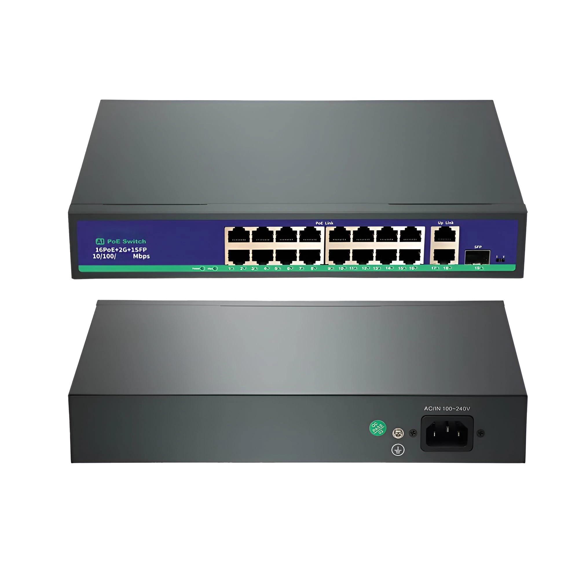 Hanutech Solution Ethernet Switch - 16-ports