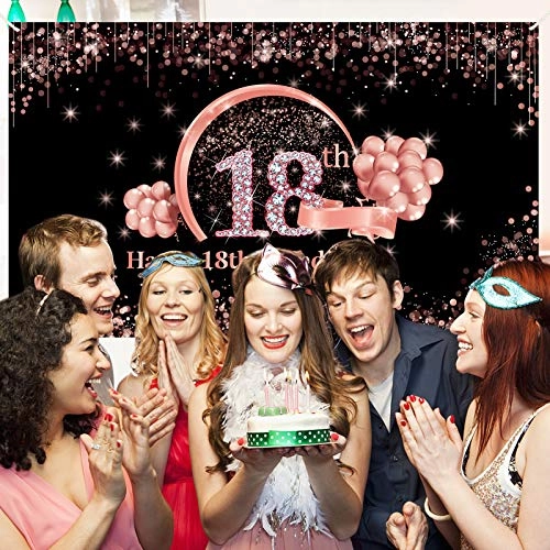 Happy 18th Birthday Banner