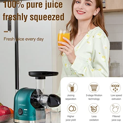 Masticating Juicer - 150 watts 0.6 Liters