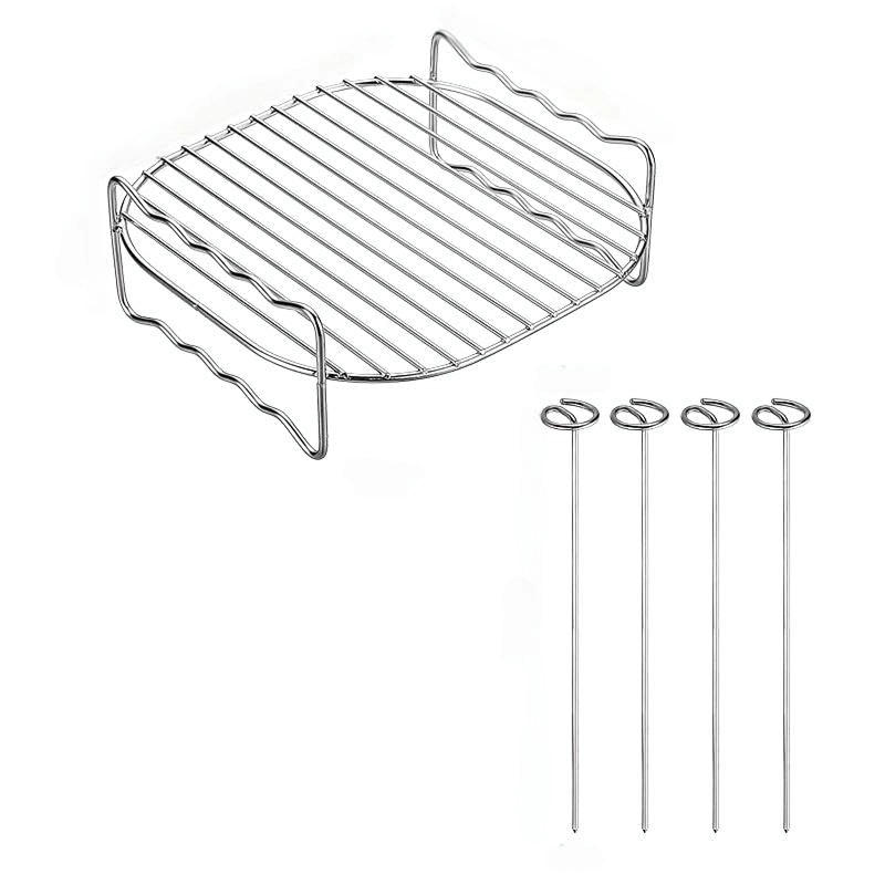 ANQIA Double Layer Rack - Stainless Steel 4 piece(s)