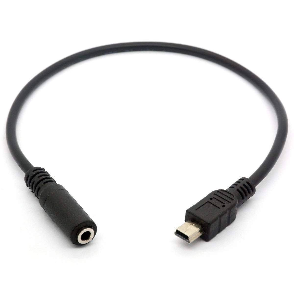 Micro USB to 3.5mm Male to Female Auxiliary Cable - 30cm