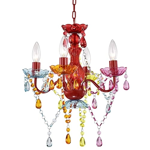 Mini Crystal Chandelier - 17 inches