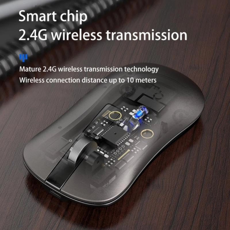 2.4G Dual Mode Wireless Mouse - 2.4G and BT