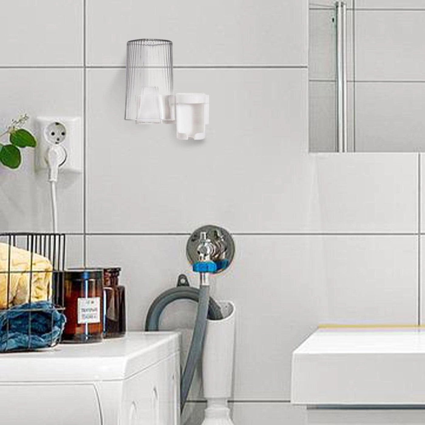 Toothbrush Wall Holder - Wall Mounted 2 Pcs