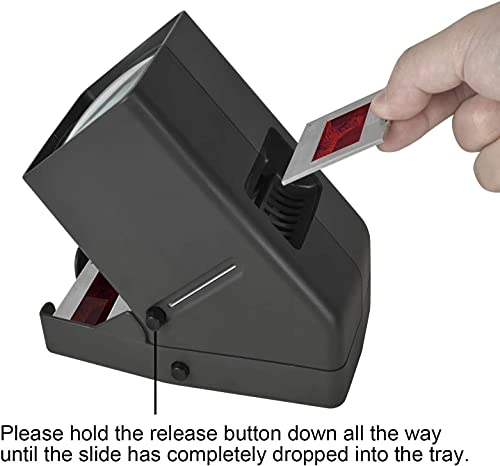 35mm Slide Viewer - 3X Magnification LED Lighted Battery Operation