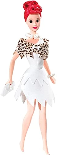 Betty Rubble Barbie Doll + Wilma Flintstone Barbie Doll