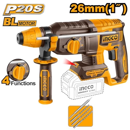 Compact Brushless Cordless Impact Drill - CIDLI206681 + Cordless drywall screwdriver - CDSLI20428 + Cordless rotary hammer - CRHLI20268